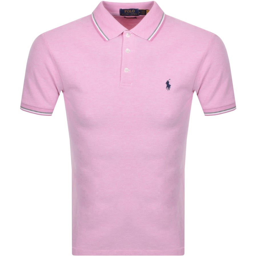 Alternative Image for ProductRalph Lauren Stretch Mesh Polo T Shirt Pink1